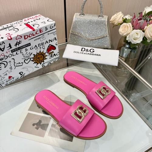 Dolce &amp; Gabbana D&amp;G Slippers For Women #1232325 $82.00 USD, Wholesale Replica Dolce &amp; Gabbana D&amp;G Slippers