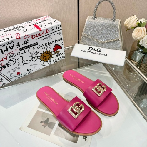 Dolce &amp; Gabbana D&amp;G Slippers For Women #1232326 $82.00 USD, Wholesale Replica Dolce &amp; Gabbana D&amp;G Slippers