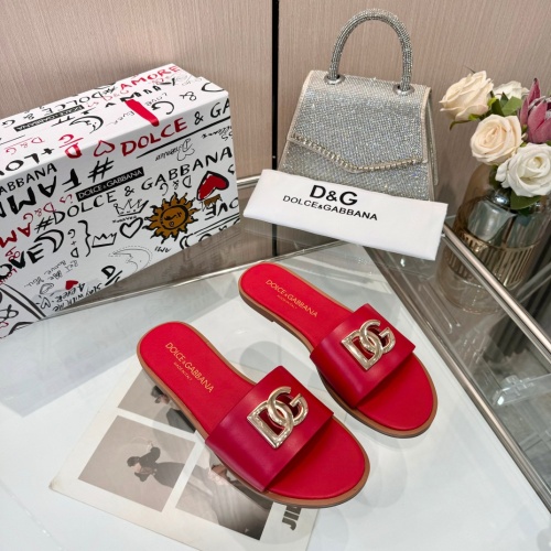 Dolce &amp; Gabbana D&amp;G Slippers For Women #1232327 $82.00 USD, Wholesale Replica Dolce &amp; Gabbana D&amp;G Slippers