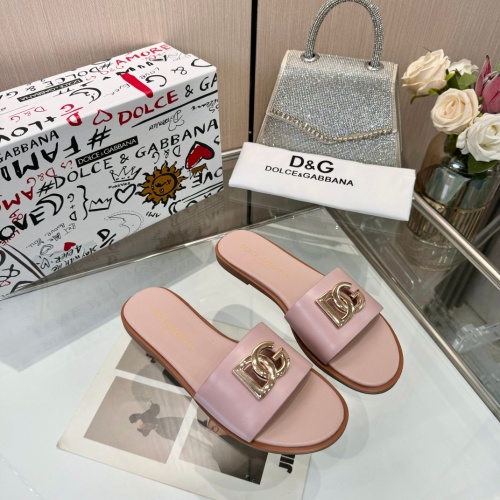 Dolce &amp; Gabbana D&amp;G Slippers For Women #1232329 $82.00 USD, Wholesale Replica Dolce &amp; Gabbana D&amp;G Slippers