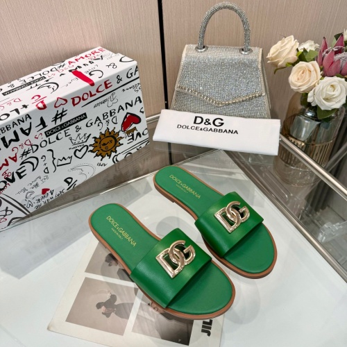 Dolce &amp; Gabbana D&amp;G Slippers For Women #1232337 $82.00 USD, Wholesale Replica Dolce &amp; Gabbana D&amp;G Slippers