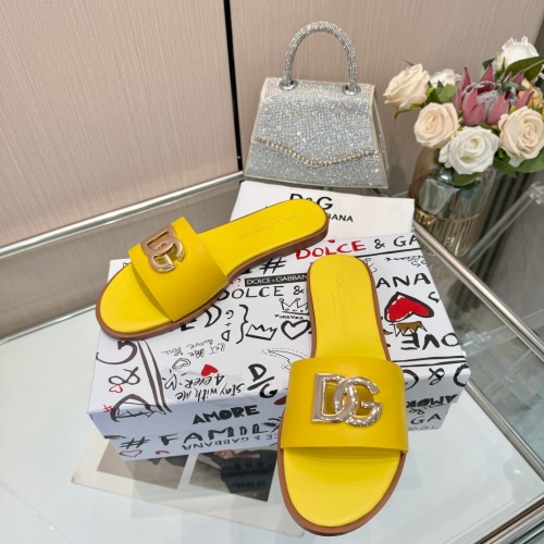 Dolce &amp; Gabbana D&amp;G Slippers For Women #1232338 $82.00 USD, Wholesale Replica Dolce &amp; Gabbana D&amp;G Slippers