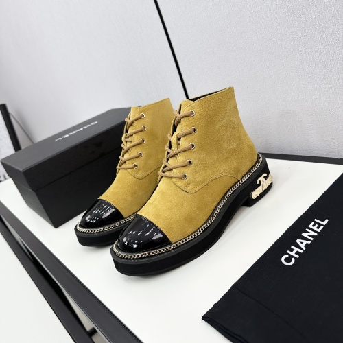 Chanel Boots For Women #1232384 $118.00 USD, Wholesale Replica Chanel Boots