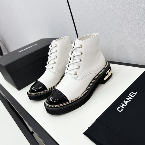 Chanel Boots For Women #1232386 $118.00 USD, Wholesale Replica Chanel Boots