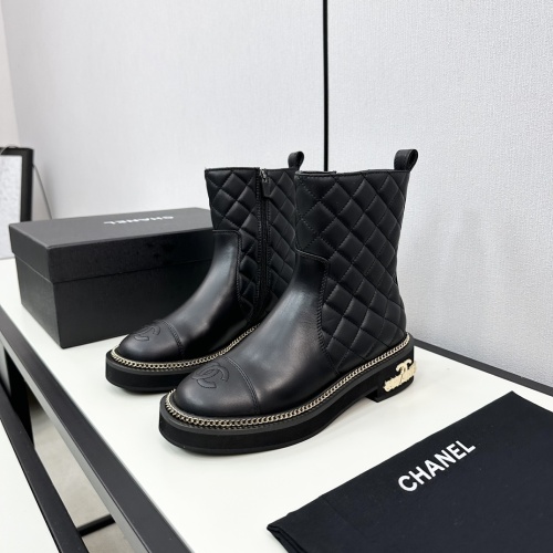 Chanel Boots For Women #1232388 $115.00 USD, Wholesale Replica Chanel Boots