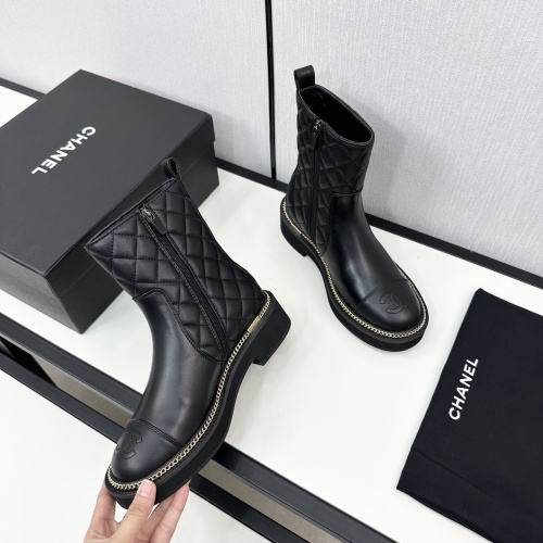 Replica Chanel Boots For Women #1232388 $115.00 USD for Wholesale