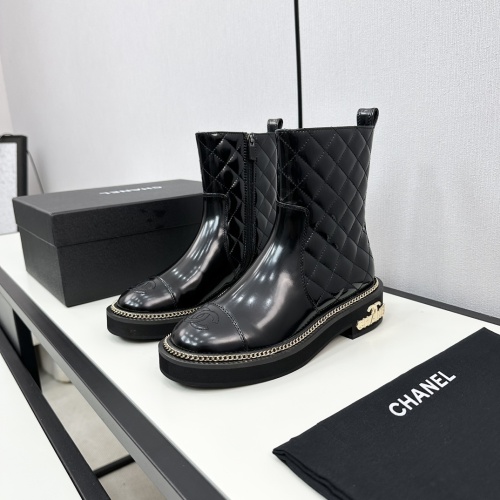 Chanel Boots For Women #1232389 $115.00 USD, Wholesale Replica Chanel Boots