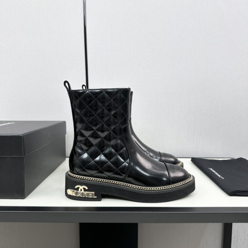 Replica Chanel Boots For Women #1232389 $115.00 USD for Wholesale