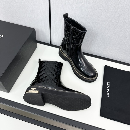 Replica Chanel Boots For Women #1232389 $115.00 USD for Wholesale