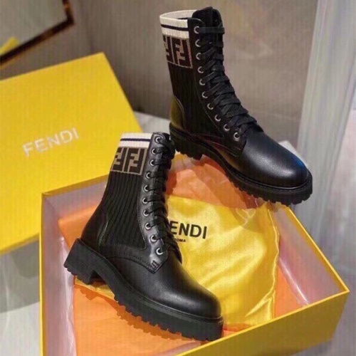 Fendi Fashion Boots For Women #1232395 $96.00 USD, Wholesale Replica Fendi Fashion Boots