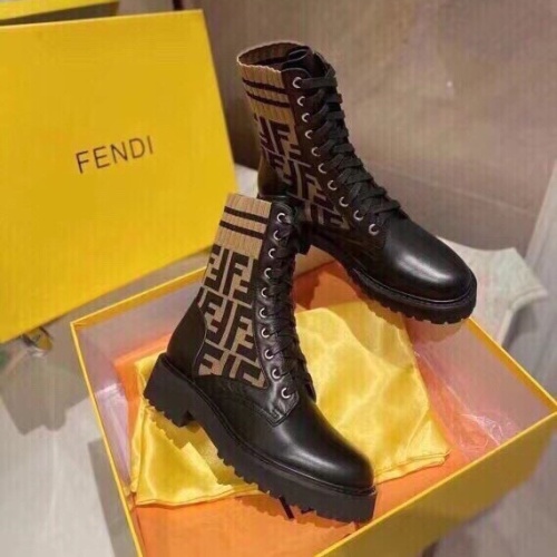 Fendi Fashion Boots For Women #1232396 $96.00 USD, Wholesale Replica Fendi Fashion Boots