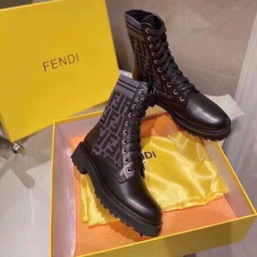 Fendi Fashion Boots For Women #1232397 $96.00 USD, Wholesale Replica Fendi Fashion Boots