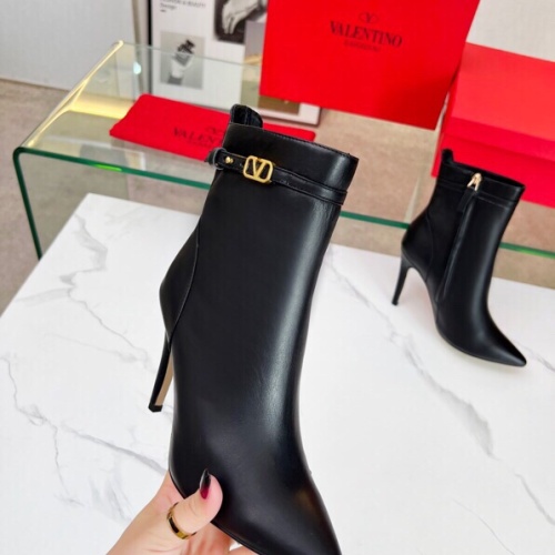 Replica Valentino Boots For Women #1232408 $100.00 USD for Wholesale