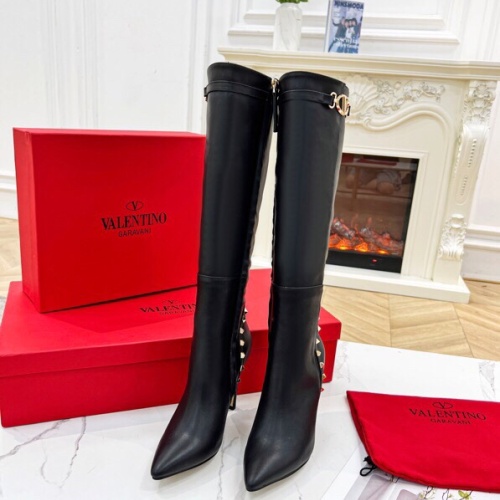 Replica Valentino Boots For Women #1232411 $132.00 USD for Wholesale