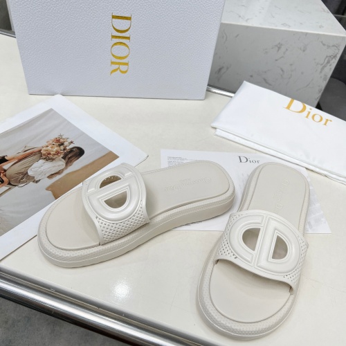 Replica Christian Dior Slippers For Women #1232416 $68.00 USD for Wholesale