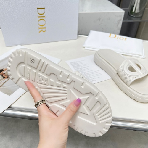 Replica Christian Dior Slippers For Women #1232416 $68.00 USD for Wholesale