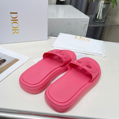 Replica Christian Dior Slippers For Women #1232417 $68.00 USD for Wholesale