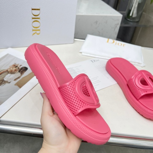 Replica Christian Dior Slippers For Women #1232417 $68.00 USD for Wholesale