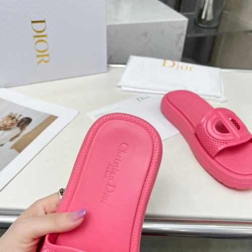 Replica Christian Dior Slippers For Women #1232417 $68.00 USD for Wholesale