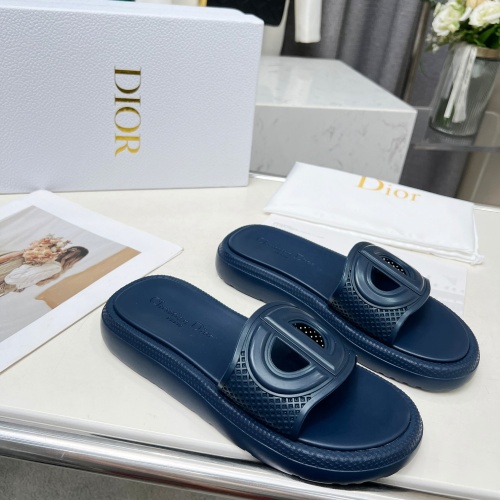 Replica Christian Dior Slippers For Women #1232418 $68.00 USD for Wholesale