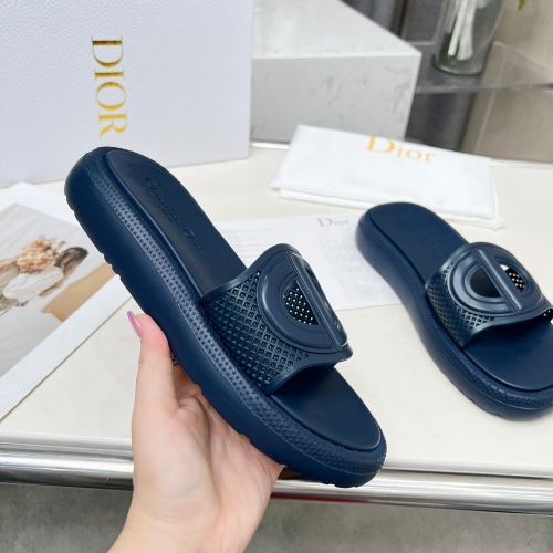 Replica Christian Dior Slippers For Women #1232418 $68.00 USD for Wholesale