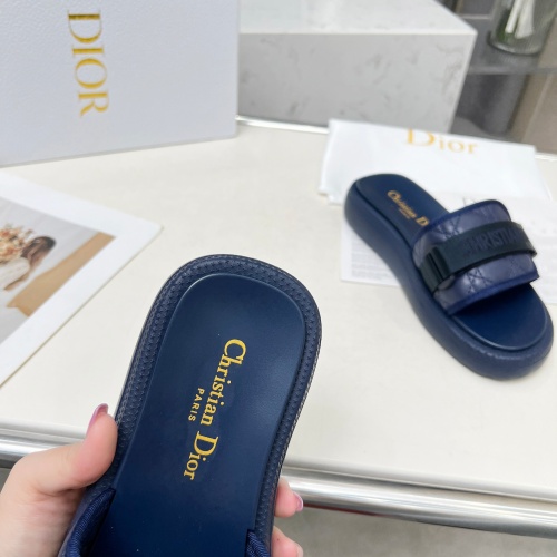 Replica Christian Dior Slippers For Women #1232418 $68.00 USD for Wholesale