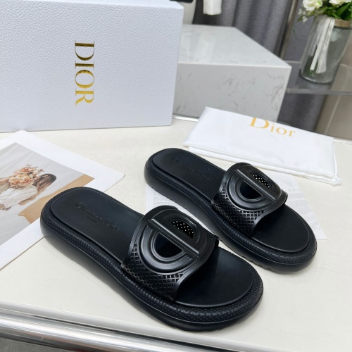 Replica Christian Dior Slippers For Women #1232419 $68.00 USD for Wholesale