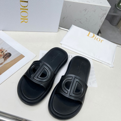 Replica Christian Dior Slippers For Women #1232419 $68.00 USD for Wholesale