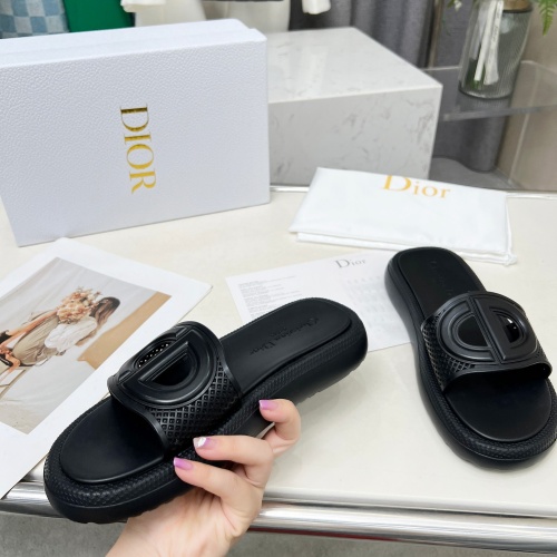 Replica Christian Dior Slippers For Women #1232419 $68.00 USD for Wholesale