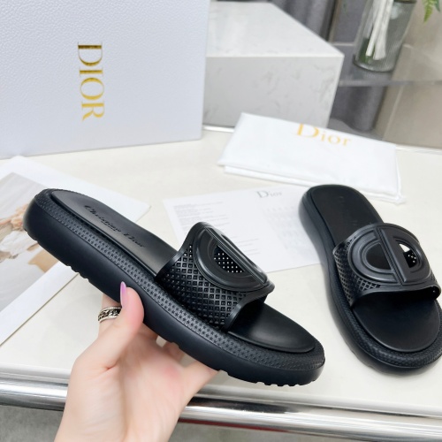 Replica Christian Dior Slippers For Women #1232419 $68.00 USD for Wholesale