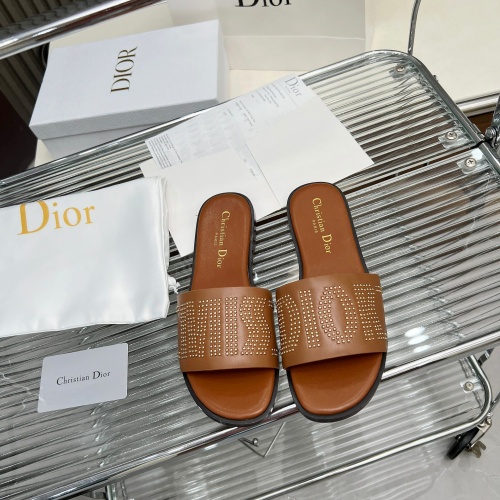 Christian Dior Slippers For Women #1232421 $82.00 USD, Wholesale Replica Christian Dior Slippers