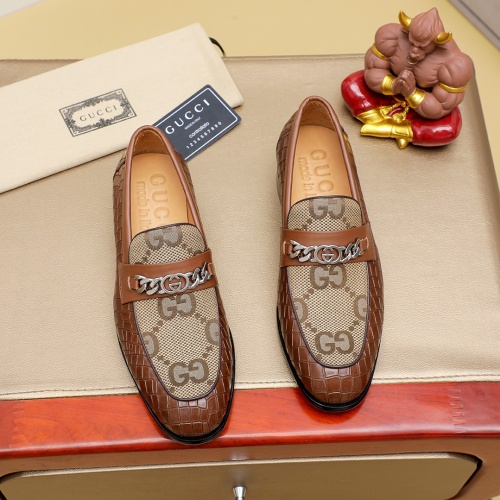 Gucci Oxfords Shoes For Men #1232458 $85.00 USD, Wholesale Replica Gucci Oxfords Shoes