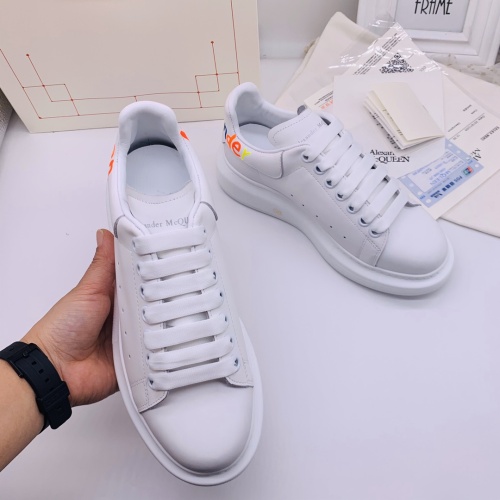 Replica Alexander McQueen Casual Shoes For Women #1232488 $92.00 USD for Wholesale