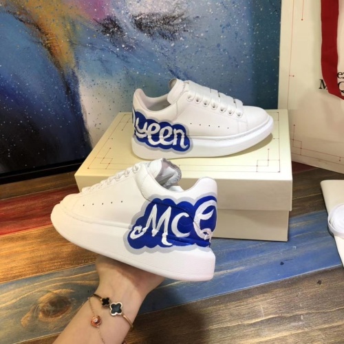 Replica Alexander McQueen Casual Shoes For Women #1232497 $92.00 USD for Wholesale