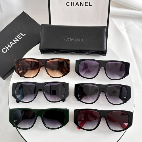 Replica Chanel AAA Quality Sunglasses #1232561 $52.00 USD for Wholesale