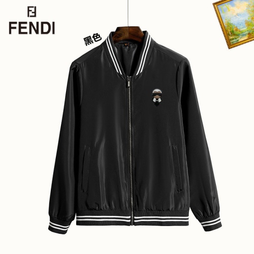 Fendi Jackets Long Sleeved For Men #1232571 $60.00 USD, Wholesale Replica Fendi Jackets