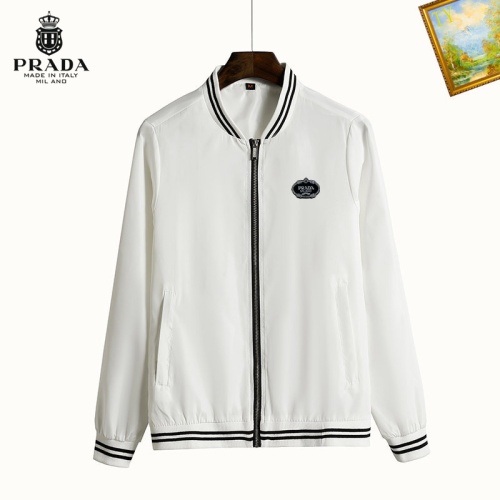 Prada Jackets Long Sleeved For Men #1232572 $60.00 USD, Wholesale Replica Prada Jackets