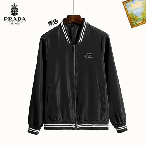 Prada Jackets Long Sleeved For Men #1232582 $60.00 USD, Wholesale Replica Prada Jackets