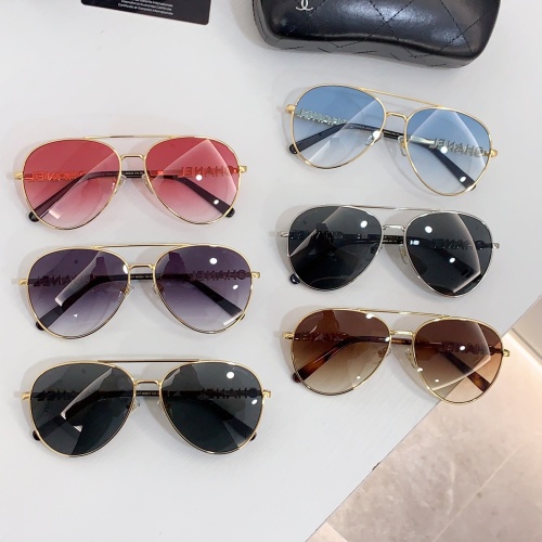 Replica Chanel AAA Quality Sunglasses #1232602 $56.00 USD for Wholesale