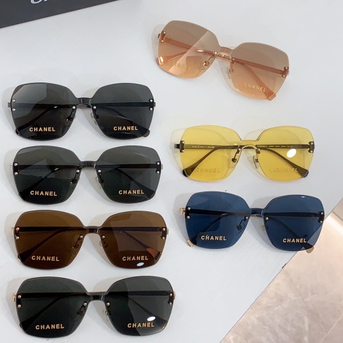 Replica Chanel AAA Quality Sunglasses #1232614 $60.00 USD for Wholesale