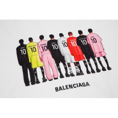 Replica Balenciaga T-Shirts Short Sleeved For Unisex #1232802 $45.00 USD for Wholesale