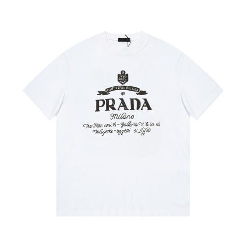 Prada T-Shirts Short Sleeved For Unisex #1232810 $45.00 USD, Wholesale Replica Prada T-Shirts