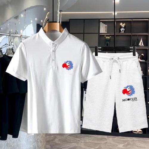 Moncler Tracksuits Short Sleeved For Men #1232855 $80.00 USD, Wholesale Replica Moncler Tracksuits