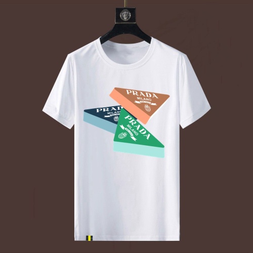 Prada T-Shirts Short Sleeved For Men #1232866 $40.00 USD, Wholesale Replica Prada T-Shirts