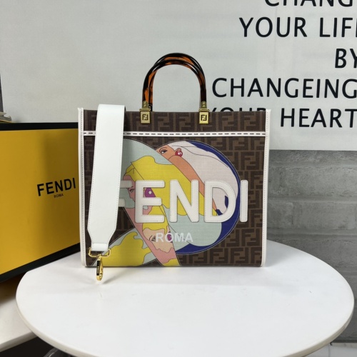 Fendi AAA Quality Tote-Handbags For Women #1232879 $105.00 USD, Wholesale Replica Fendi AAA Quality Handbags