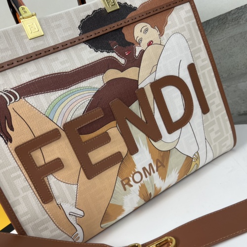 Replica Fendi AAA Quality Tote-Handbags For Women #1232880 $105.00 USD for Wholesale