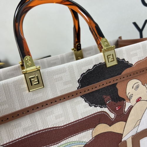 Replica Fendi AAA Quality Tote-Handbags For Women #1232880 $105.00 USD for Wholesale