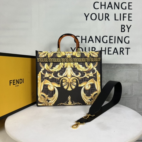 Replica Fendi AAA Quality Tote-Handbags For Women #1232883 $105.00 USD for Wholesale