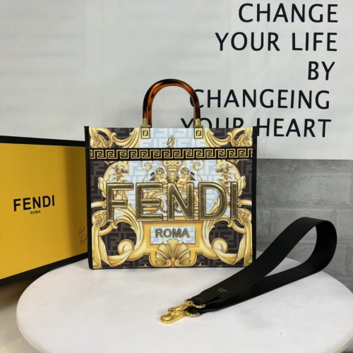 Fendi AAA Quality Tote-Handbags For Women #1232885 $105.00 USD, Wholesale Replica Fendi AAA Quality Handbags