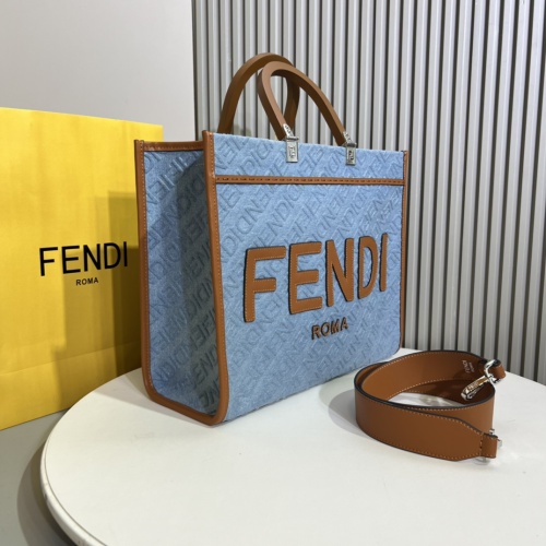 Replica Fendi AAA Quality Tote-Handbags For Women #1232895 $105.00 USD for Wholesale